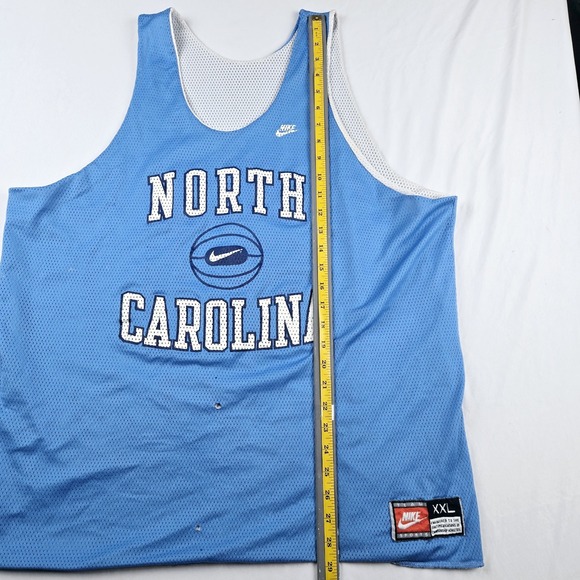 Vintage Nike UNC North Carolina Tar Heels Basketball Practice Reverse Jersey 2XL - Picture 4 of 9
